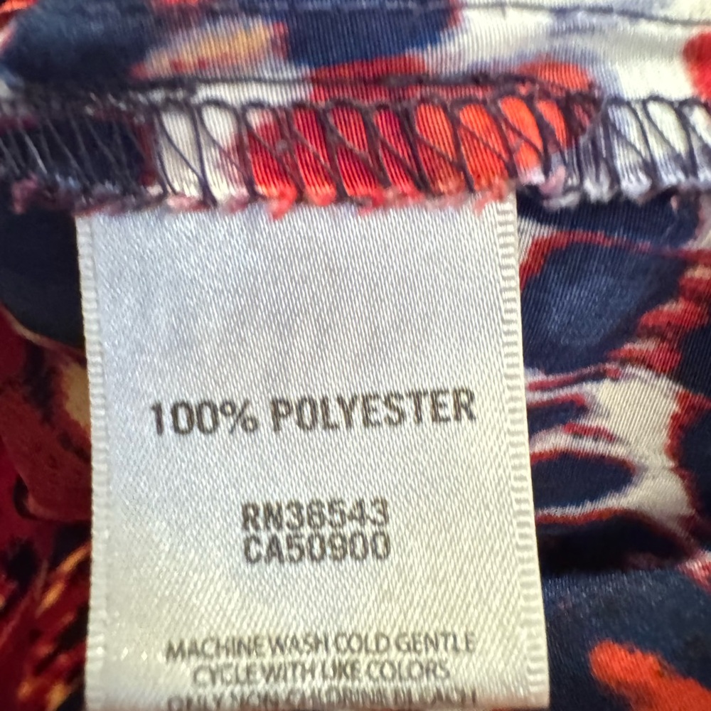 Van Heusen Multicolor Geometric Print Blouse - Picture 4 of 6